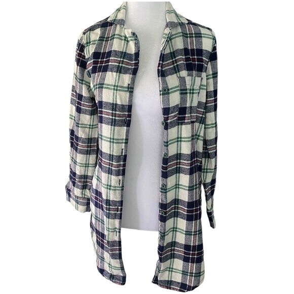 Primark Women Plaid Flannel  100% Cotton Shirt Dress XS 2-4 - Picture 2 of 10